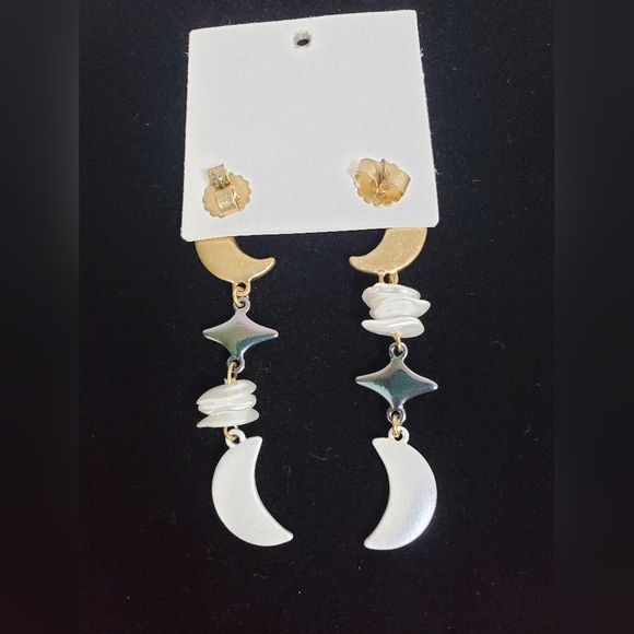 Free People Lunar Eclipse Dangles/Goldtone - Picture 5 of 6